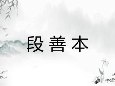 段善本