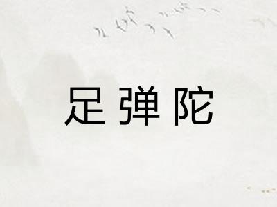 足弹陀 足弹陀