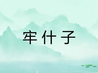 牢什子