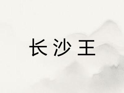 长沙王