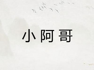 小阿哥