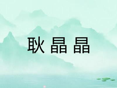 耿晶晶