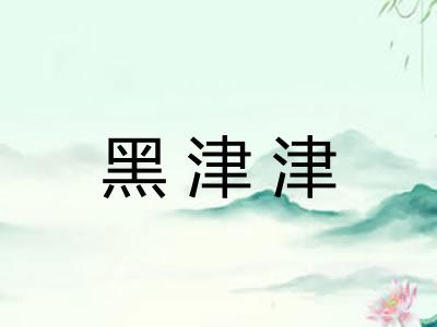 黑津津