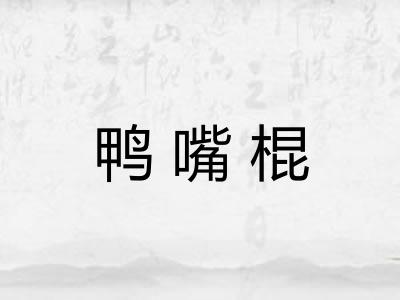 鸭嘴棍