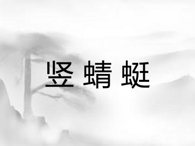竖蜻蜓 竖蜻蜓