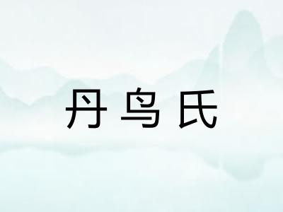 丹鸟氏 丹鸟氏