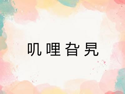 叽哩旮旯 叽哩旮旯