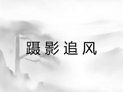 蹑影追风 蹑影追风