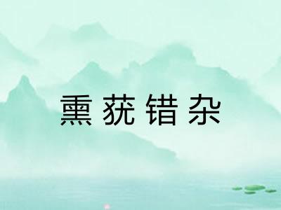 熏莸错杂