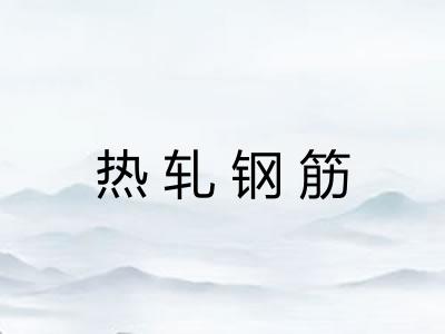 热轧钢筋