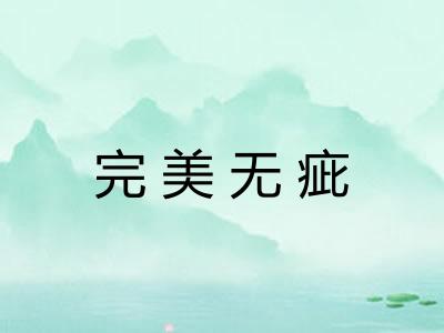 完美无疵