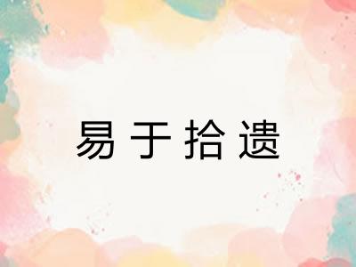 易于拾遗 易于拾遗