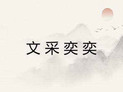 文采奕奕