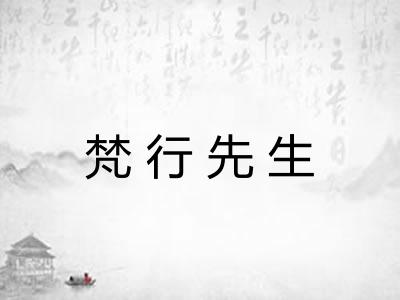 梵行先生