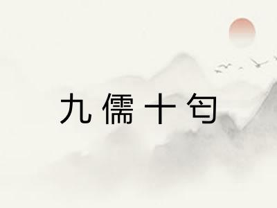 九儒十匄