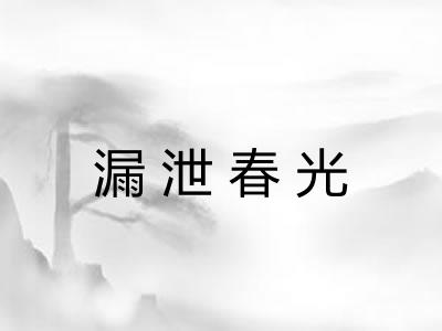 漏泄春光