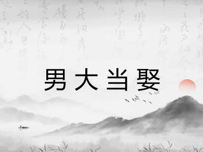 男大当娶 男大当娶