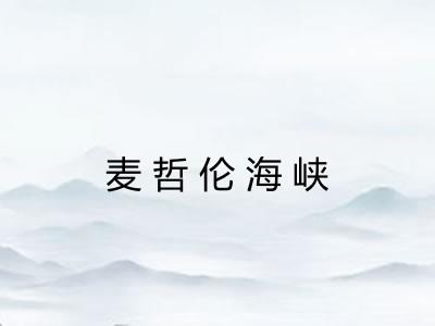 麦哲伦海峡 麦哲伦海峡